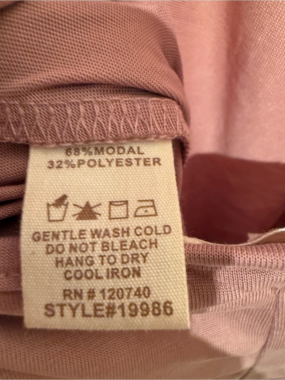 Mystree Mauve Spaghetti-Strap Wide-Leg Jumpsuit size LARGE - Picture 5 of 5